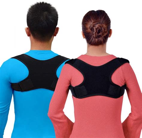 Posture Corrector For Men And Women Adjustable Upper Back Brace For Cl