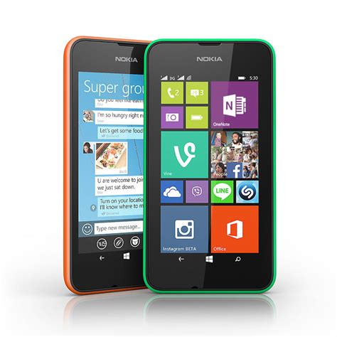 Nokia Lumia 530 Dual Sim Smartphones Microsoft Global