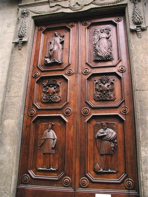 The Old Saw Carved Wooden Doors Of Europe