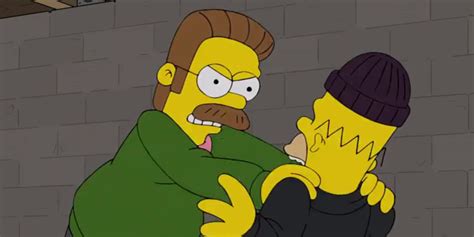 Homer And Flanders Fight In The Simpsons Has Been A Long Time Coming