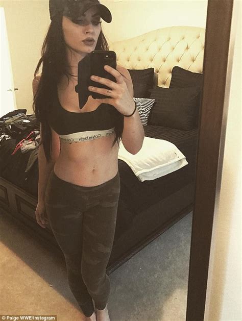 Wwe Star Paige Shares Feelings About Leaked Sex Tapes Daily Mail Online