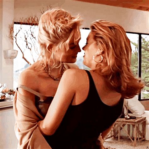 Kissing Sharon Stone  Find And Share On Giphy