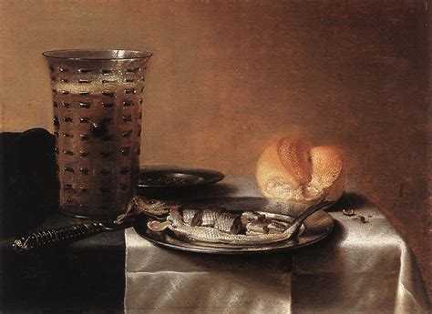 Still Life With Herring 1636 Pieter Claesz