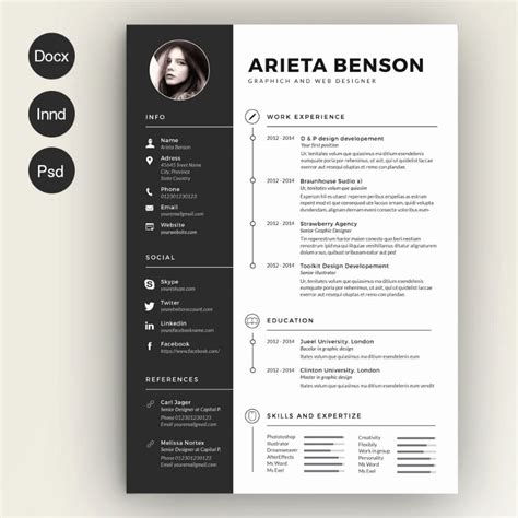 40 Engineer Resume Template Word Markmeckler Template Design