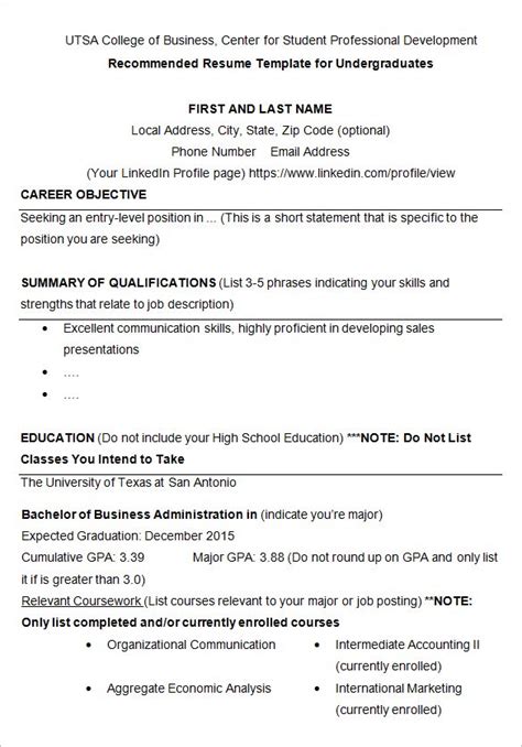 College student resume examples better than 9 out of 10 other resumes. 24 Best Student Sample Resume Templates - WiseStep