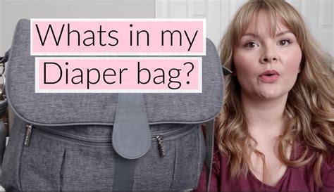 Whats In My Diaper Bag Fall 2016 Youtube