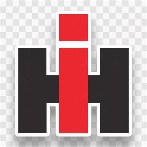 2x Ih International Harvester Decal Stickers Vinyl Logo Tractor Farm