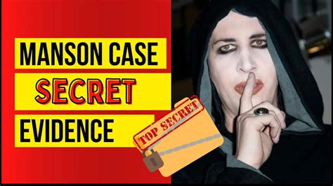 marilyn manson cases secret evidence