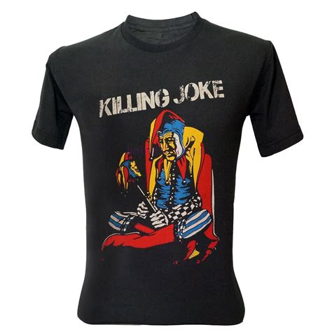 New Killing Joke Punk Rock Band Logo Mens White Black T Shirt Size S