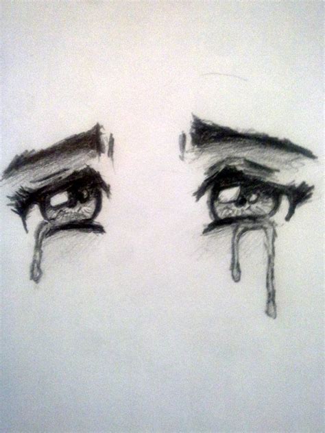 Drawn Eyes Crying Anime Eyes By Mosten94 On Deviantart Sad Drawings
