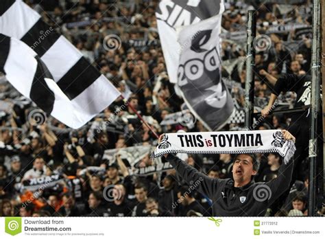 Football Match Between Paok And Aek Editorial Photography Image Of