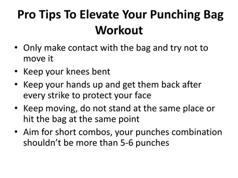 Ppt A Complete Guide To Punching Bag Workouts For Beginners