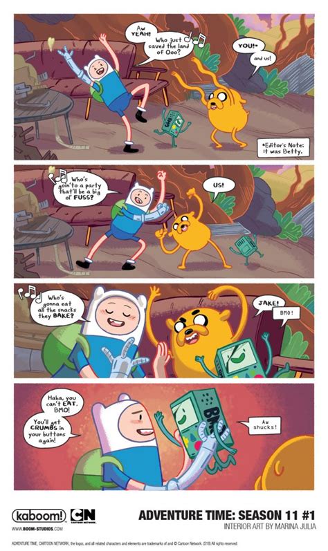 Advance Preview Finn And Jakes New Season Starts In A Comic