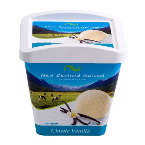 New Zealand Natural Ice Cream Vanilla Classic Ml Tops Online