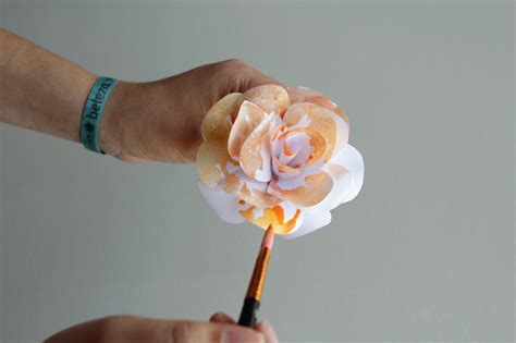 Diy Watercolor Paper Flowers — Curly Made