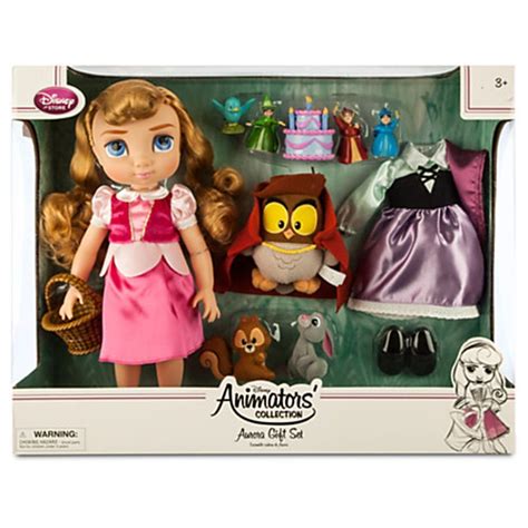 New Disney Store Aurora Doll T Set Sleeping Beauty Animators