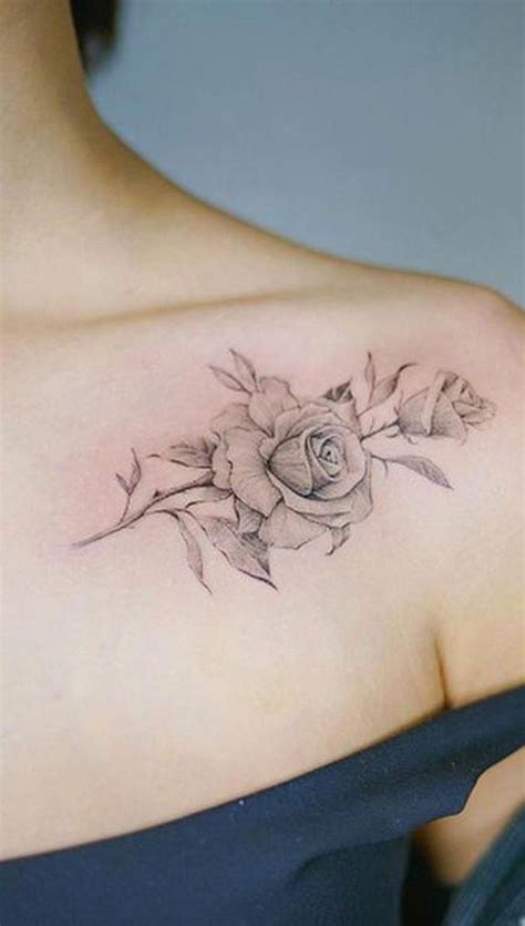 Simple Rose Tattoo On Shoulder Mybodiart Com Ad Elegant Tattoos