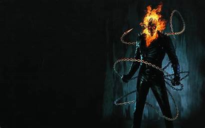 Ghost Skull Rider Skeleton Fire Pc Dark