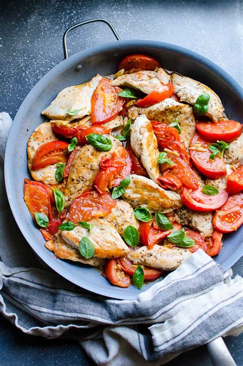 Chicken With Tomatoes And Garlic