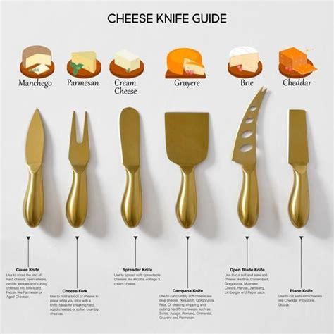Deluxe Cheese Board Knives Set Wine And Cheese Party Cheese Knife