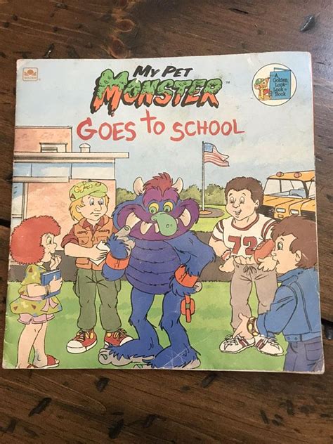 See more ideas about childrens books, books, picture book. 80s Children's Book, My Pet Monster Goes to School, First ...