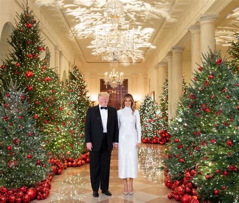 Handmade ornaments highlight the many professionals and volunteers who serve. White House Unveils The Trump 2018 Official Christmas ...
