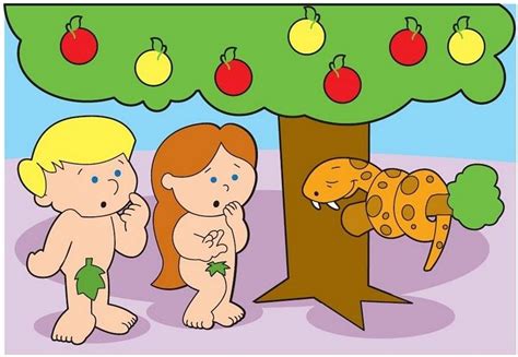 Dios creó un jardín maravilloso para Adán y Eva Todos los días Dios