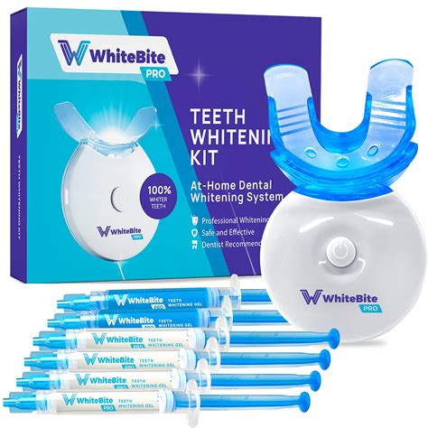 Whitebite Pro Teeth Whitening Kit With Led Light For Sensitive Teeth