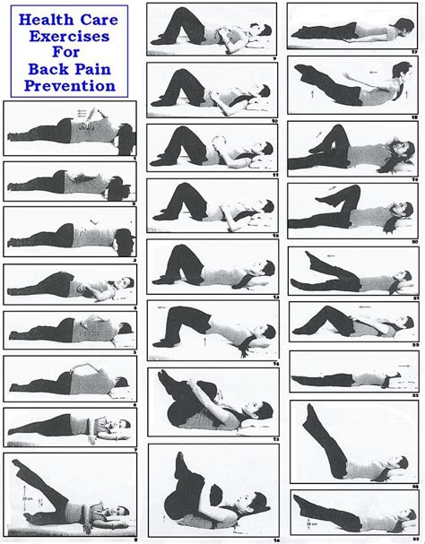 Free Printable Sciatica Exercises