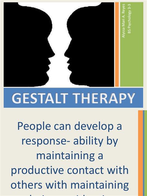 Powerpoint Gestalt Therapy Pdf Gestalt Therapy Psychotherapy
