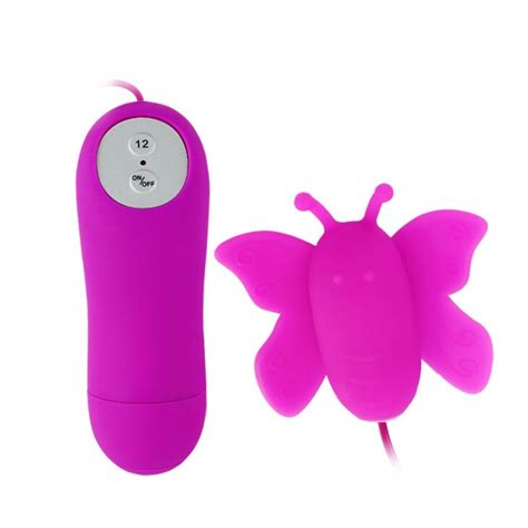 Baile Silicone Butterfly Vibratorg Spot Stimulator12 Speed Vibrating