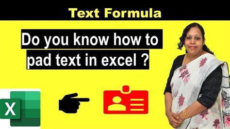 How To Pad Text In Excel Do You Know How To Pad Text In Excel Youtube