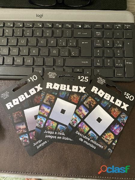 Tarjetas Regalo T Card Roblox Robux Premium En Colombia Clasf Juegos