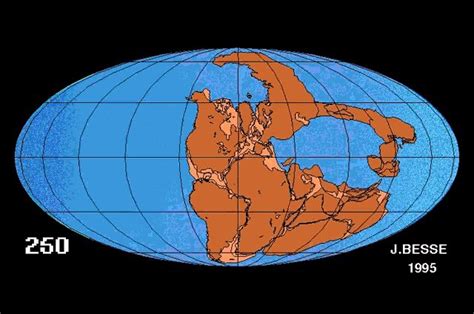 Supercontinents Continental Drift Ancient World History Geography Map