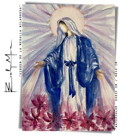 Nuestra Señora De La Medalla Milagrosa Virgen Milagrosa Etsy México