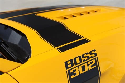 Genuine Ford Decal Kit Black Boss 302 Bosssrtipekitblk
