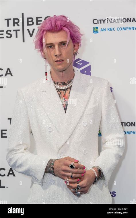 New York Usa 09th June 2022 Colson Baker Aka Machine Gun Kelly Attends North America