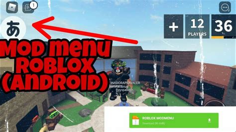 Roblox Apk Hack Mod Menu Android Youtube