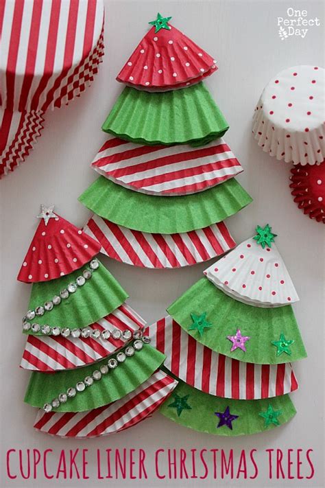 Cupcake Wrapper Christmas Trees