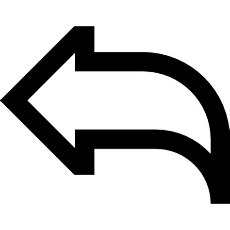 Return Basic Straight Lineal Icon