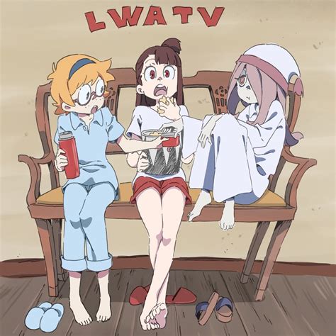 Kagari Atsuko Sucy Manbavaran And Lotte Jansson Little Witch Academia Drawn By Saitou Kengo