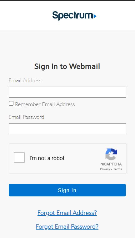 Spectrum Webmail Login Charter Email Sign In