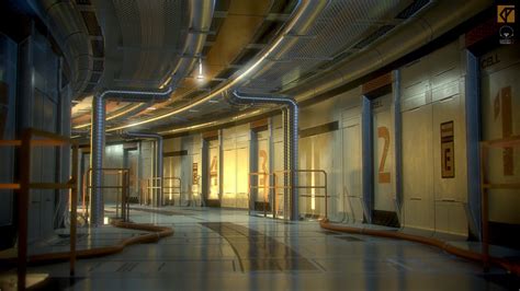 Artstation Explore Sci Fi Environment Sci Fi Prison Episode