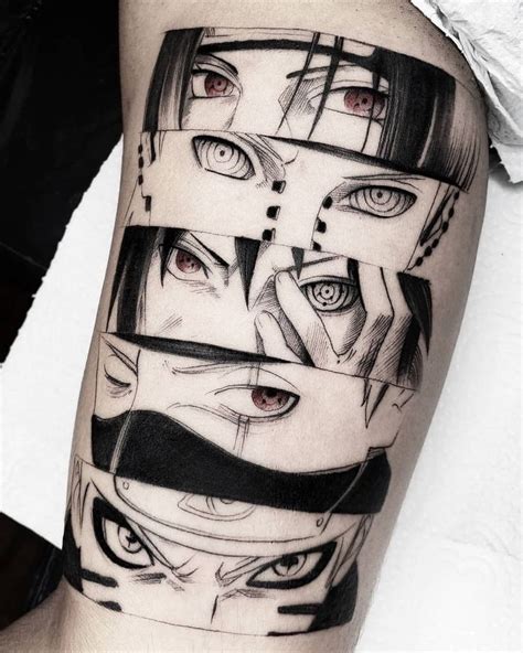Tattoo Sketch Naruto Anime Gaming Tattoo
