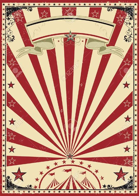 Circus Red Vintage Circus Poster Vintage Circus Party Vintage Circus