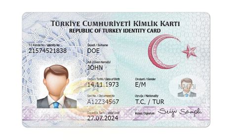 Turkey ID Card Design Your Own Id Card Fake ID Card Etsy Canada