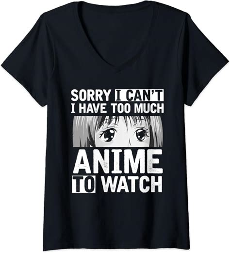 damen japanischer manga fan asien otaku lustiges geschenk anime t shirt mit v ausschnitt