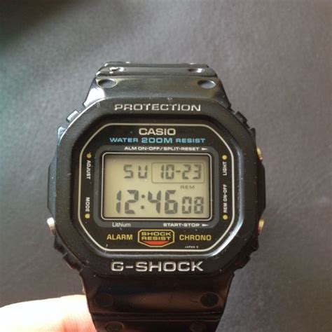 A tour of the company's factory in northern japan where all the parts are made, shows. Casio G Shock Vintage Gshock DW 5600 Made In Japan A Screw ...