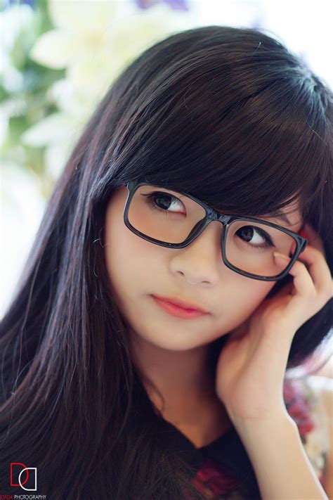 Cute I Love Girls Girls With Glasses Girl Glasses Geek Girls Reading Glasses Ulzzang Asian