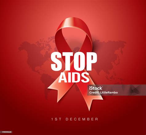 Aids Awareness Red Ribbon World Aids Day Concept Stock Illustration Download Image Now Aids